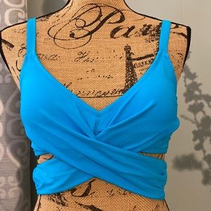NWOT Amazon Bikini Wrap Around Top
